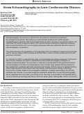Cover page: Strain Echocardiography in Acute Cardiovascular Diseases