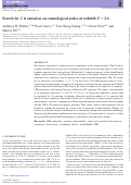 Cover page: Search for C ii emission on cosmological scales at redshift Z ∼ 2.6