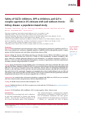 Cover page of Safety of SGLT2 inhibitors, DPP-4 inhibitors, and GLP-1 receptor agonists in US veterans with and without chronic kidney disease: a population-based study.