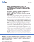 Cover page: Rod fractures in thoracolumbar fusions to the sacrum/pelvis for adult symptomatic lumbar scoliosis: long-term follow-up of a prospective, multicenter cohort of 160 patients.