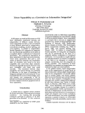 Cover page: Linear Separability as a Constraint on Information Integration