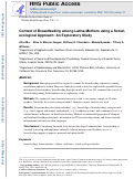 Cover page: Context of Breastfeeding among Latina Mothers using a Social-ecological Approach: An Exploratory Study.