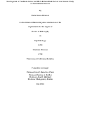 Cover page: Investigation of Candidate Genes and HLA-Related Risk Factors in a Genetic Study of Autoimmune Disease