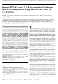 Cover page: Immuno-PET of Murine T Cell Reconstitution Postadoptive Stem Cell Transplantation Using Anti-CD4 and Anti-CD8 Cys-Diabodies