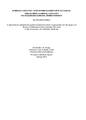 Cover page: SCHOOL CAPACITY AND OVERLOAD REVIEW (S.C.O.R.E): MEASURING SCHOOL CAPACITY TO MAXIMIZE SCHOOL IMPROVEMENT