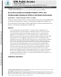 Cover page: Occurrence and Bioaccumulation Patterns of Per- and Polyfluoroalkyl Substances (PFAS) in the Marine Environment.