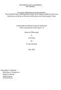 Cover page: Navigating Multidimensional Borderlands: How Spatial Politics and Inequalities Shape the Working Conditions and Lived Experiences of Mexican Women Farmworkers in the San Joaquin Valley