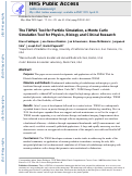 Cover page: The TOPAS tool for particle simulation, a Monte Carlo simulation tool for physics, biology and clinical research