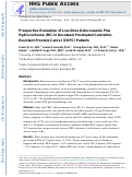 Cover page: Prospective evaluation of low-dose ketoconazole plus hydrocortisone in docetaxel pre-treated castration-resistant prostate cancer patients