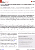 Cover page: Arteriviruses, Pegiviruses, and Lentiviruses Are Common among Wild African Monkeys