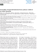 Cover page: Seasonality of isoprenoid emissions from a primary rainforest in central Amazonia