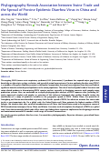 Cover page: Phylogeography reveals association between swine trade and the spread of porcine epidemic diarrhea virus in China and across the world