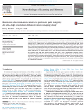 Cover page: Mnemonic discrimination relates to perforant path integrity: An ultra-high resolution diffusion tensor imaging study