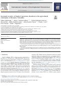 Cover page: Increased severity of fragile X spectrum disorders in the agricultural community of Ricaurte, Colombia