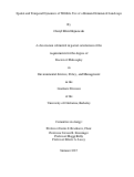 Cover page: Spatial and Temporal Dynamics of Wildlife Use of a Human-Dominated Landscape