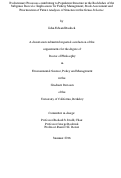 Cover page: Evolutionary Processes contributing to Population Structure in the Rockfishes of the Subgenus Rosicola: Implications for Fishery Management, Stock Assessment and Prioritization of Future Analyses of Structure in the Genus Sebastes.