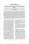 Cover page: Partial Characterization of Citrus Leprosis Virus