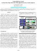 Cover page: A Time-Efficient Cascade for Real-Time Object Detection: With applications for the visually impaired