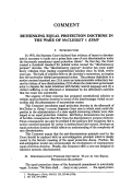 Cover page: Rethinking Equal Protection Doctrine in the Wake of <em>McCleskey v. Kemp</em>