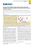 Cover page: Dinuclear PhotoCORMs: Dioxygen-Assisted Carbon Monoxide Uncaging from Long-Wavelength-Absorbing Metal–Metal-Bonded Carbonyl Complexes