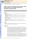 Cover page: Magnetic resonance enterography and wireless capsule endoscopy in the evaluation of patients with inflammatory bowel disease