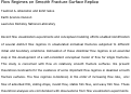 Cover page: Flow Regimes on Smooth Fracture Surface Replica