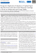 Cover page: Prospective Exploratory Evaluation of Cepheid Xpert Mycobacterium tuberculosis Host Response Cartridge: A Focus on Adolescents and Young Adults.