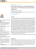 Cover page: Sex-specific rejection in mate-guarding pair formation in the intertidal copepod, Tigriopus californicus