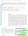 Cover page: Constraints on the broad line region from regularized linear inversion: velocity–delay maps for five nearby active galactic nuclei