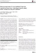 Cover page: Disease progression of vector-mediated Grapevine leafroll-associated virus 3 infection of mature plants under commercial vineyard conditions