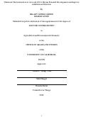 Cover page: Chemical Characterization of Avocado Oil to Inform Standard Development and Improve Adulteration Detection