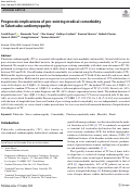 Cover page: Prognostic implications of pre-existing medical comorbidity in Takotsubo cardiomyopathy.