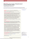 Cover page: Intracoronary Gene Transfer of Adenylyl Cyclase 6 in Patients With Heart Failure: A Randomized Clinical Trial