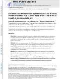 Cover page: Optimizing computation of overnight decline in delta power: Evidence for slower rate of decline in delta power in insomnia patients