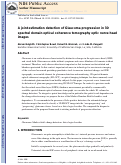 Cover page: A joint estimation detection of Glaucoma progression in 3D spectral domain optical coherence tomography optic nerve head images