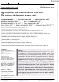 Cover page: Hyperkyphosis and mortality risk in older men: The osteoporotic fractures in men study