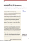 Cover page: Chronic Meningitis Investigated via Metagenomic Next-Generation Sequencing