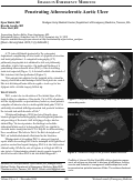 Cover page: Penetrating Atherosclerotic Aortic Ulcer