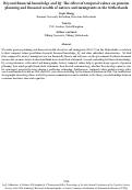 Cover page: Beyond financial knowledge and IQ: The effect of temporal values on pension planning and financial wealth of natives and immigrants in the Netherlands