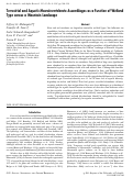 Cover page: Terrestrial and Aquatic Macroinvertebrate Assemblages as a Function of Wetland Type across a Mountain Landscape