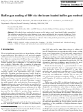 Cover page: Buffer-gas cooling of NH via the beam loaded buffer-gas method