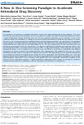 Cover page: A new in vivo screening paradigm to accelerate antimalarial drug discovery.