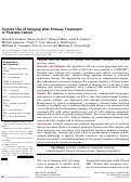 Cover page: Current Use of Imaging after Primary Treatment of Prostate Cancer