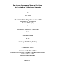 Cover page: Facilitating Sustainable Material Decisions: A Case Study of 3D Printing Materials