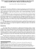 Cover page: Peak-Coincident Demand Savings from Behavior-Based Programs: Evidence from PPL Electric's Behavior and Education Program