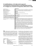 Cover page: A multidisciplinary, minimally invasive approach combining lacrimoscopy and fluoroscopically guided stenting for management of nasolacrimal apparatus obstruction in dogs.