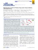 Cover page: High-Precision Control of Plasma Drug Levels Using Feedback-Controlled Dosing.