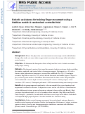 Cover page: Robotic Assistance for Training Finger Movement Using a Hebbian Model: A Randomized Controlled Trial