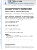 Cover page: Venous Thromboembolism Among People With HIV: Design, Implementation, and Findings of a Centralized Adjudication System in Clinical Care Sites Across the United States.