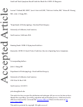 Cover page: Smell and taste symptom‐based predictive model for COVID‐19 diagnosis